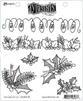 Christmas Holly and the Ivy - Rubber Stamps - Dylusions