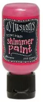 Dylusions Shimmer Paint - Flip Cap Bottle - Peony Blush - Ranger