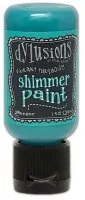 Dylusions Shimmer Paint - Flip Cap Bottle - Vibrant Turquoise - Ranger