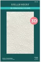 Flurry of Snowflakes - 3D Embossing Folder - Spellbinders