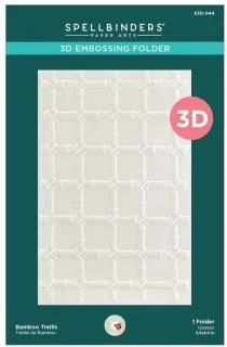 Bamboo Trellis - 3D Embossing Folder - Spellbinders