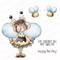 Tiny Townie Busy Bee - Rubber Stamps - Stamping Bella