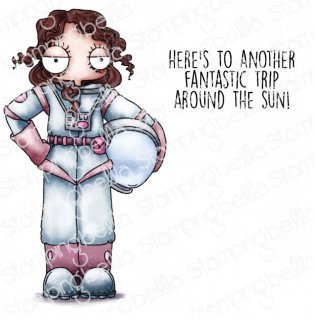 Oddball Girl Astronaut - Rubber Stamps - Stamping Bella