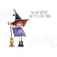 Oddball Witch - Rubber Stamps - Stamping Bella