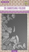 3-D Embossing Folder - Monstera Deliciosa - Nellie Snellen