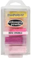 Rose Sparkle Embossing Powder Kit Stampendous