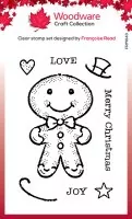 Gingerbread Man Clear Stamps Woodware Craft Collection