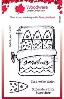 Sardine Tin - Clear Stamps - Woodware Craft Collection