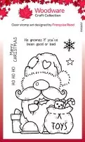 Santa Gnome Clear Stamps Woodware Craft Collection