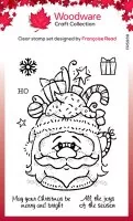 Santa Cup Clear Stamps Woodware Craft Collection