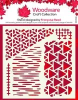 Old Tiles - Stencil - Woodware Craft Collection