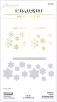 Glimmering Snowflakes - Hot Foil Plate & Die Set - Spellbinders