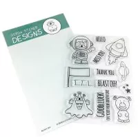 Blast off - Clear Stamps - Gerda Steiner Designs