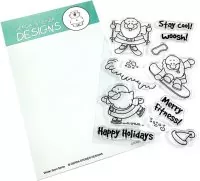 Sportsy Santa - Clear Stamps - Gerda Steiner Designs
