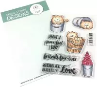 Buckets Of Love - Clear Stamps - Gerda Steiner Designs