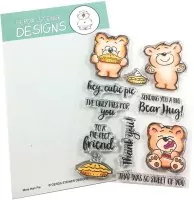 More than Pie with Cute Bear and Pie - Clear Stamps - Gerda Steiner Designs