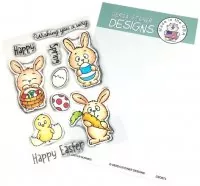 Easter Bunnies - Clear Stamps - Gerda Steiner Designs