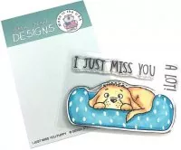 I Just Miss You Puppy - Clear Stamps - Gerda Steiner Designs