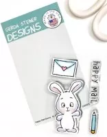 Happy Mail Bunny - Clear Stamps - Gerda Steiner Designs