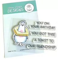 A Toast to You clearstamps Gerda Steiner Designs