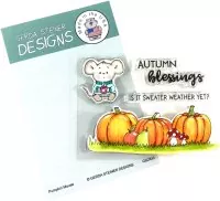 Pumpkin Mouse - Clear Stamps - Gerda Steiner Designs