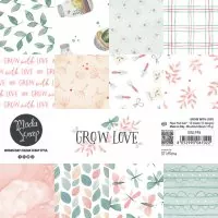 ModaScrap - Grow with Love - Paper Pack - 6"x6"