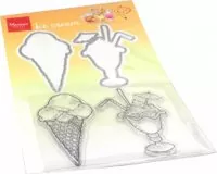 Hetty's Summer - Ice Cream - Clear Stamps + Dies - Marianne Design