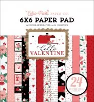 Hello Valentine - Paper Pad - 6"x6" - Echo Park