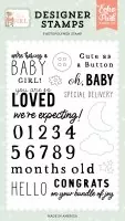 Cute As A Button - Clear Stamps - Echo Park