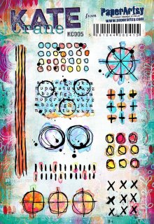 Kate Crane Stamp Set 005 - Rubber Stamps - PaperArtsy