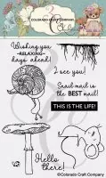This is The Life Toadstool - Clear Stamps - Colorado Craft Company