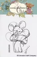 Sleeping Mouse Mini - Clear Stamps - Colorado Craft Company