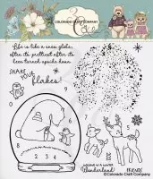 Snow Globe Bear - Clear Stamps - Colorado Craft Company