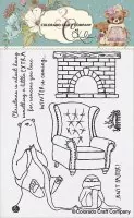 Knitting Bear - Clear Stamps - Colorado Craft Company