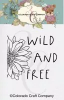 Wild and Free Mini - Clear Stamps - Colorado Craft Company