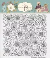 Daisy Background Clear Stamps Colorado Craft Company by Kris Lauren