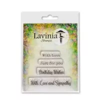 Heartfelt Verses - Clear Stamps - Lavinia