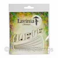 Musical Notes (large) - Clear Stamps - Lavinia