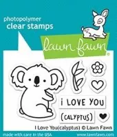 I Love You(calyptus) - Clear Stamps