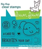 Anglerfish Flip-Flop - Clear Stamps - Lawn Fawn