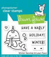 Winter Narwhal - Clear Stamps