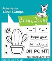 Year Ten - Clear Stamps - Lawn Fawn