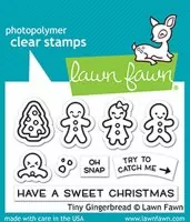 Tiny Gingerbread - Clear Stamps - Lawn Fawn