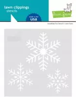 Snowflake Trio Stencil - Lawn Fawn