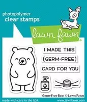 Germ-Free Bear - Clear Stamps - Lawn Fawn