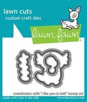 I Love You (A Lotl) - Dies - Lawn Fawn