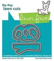 One in a Chameleon Flip-Flop - Dies - Lawn Fawn