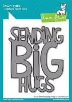 Giant Sending Big Hugs - Dies - Lawn Fawn