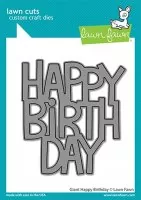 Giant Happy Birthday - Die - Lawn Fawn