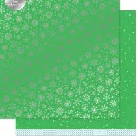 Let It Shine Snowflakes - Glacial - Designpapier - 12"x12" - Lawn Fawn